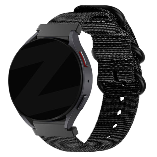 Bandz Garmin Venu Buckled Nylon Strap (Black)