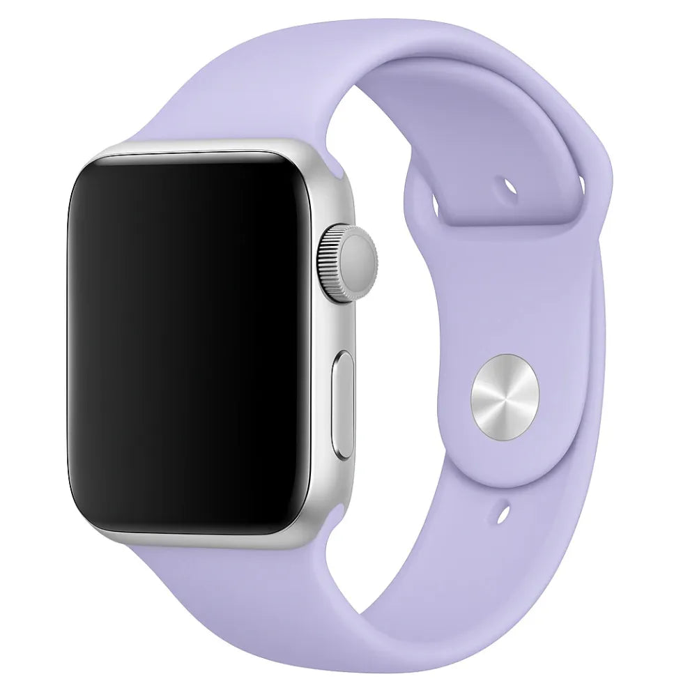 Apple Watch Silikonarmband (Flieder)