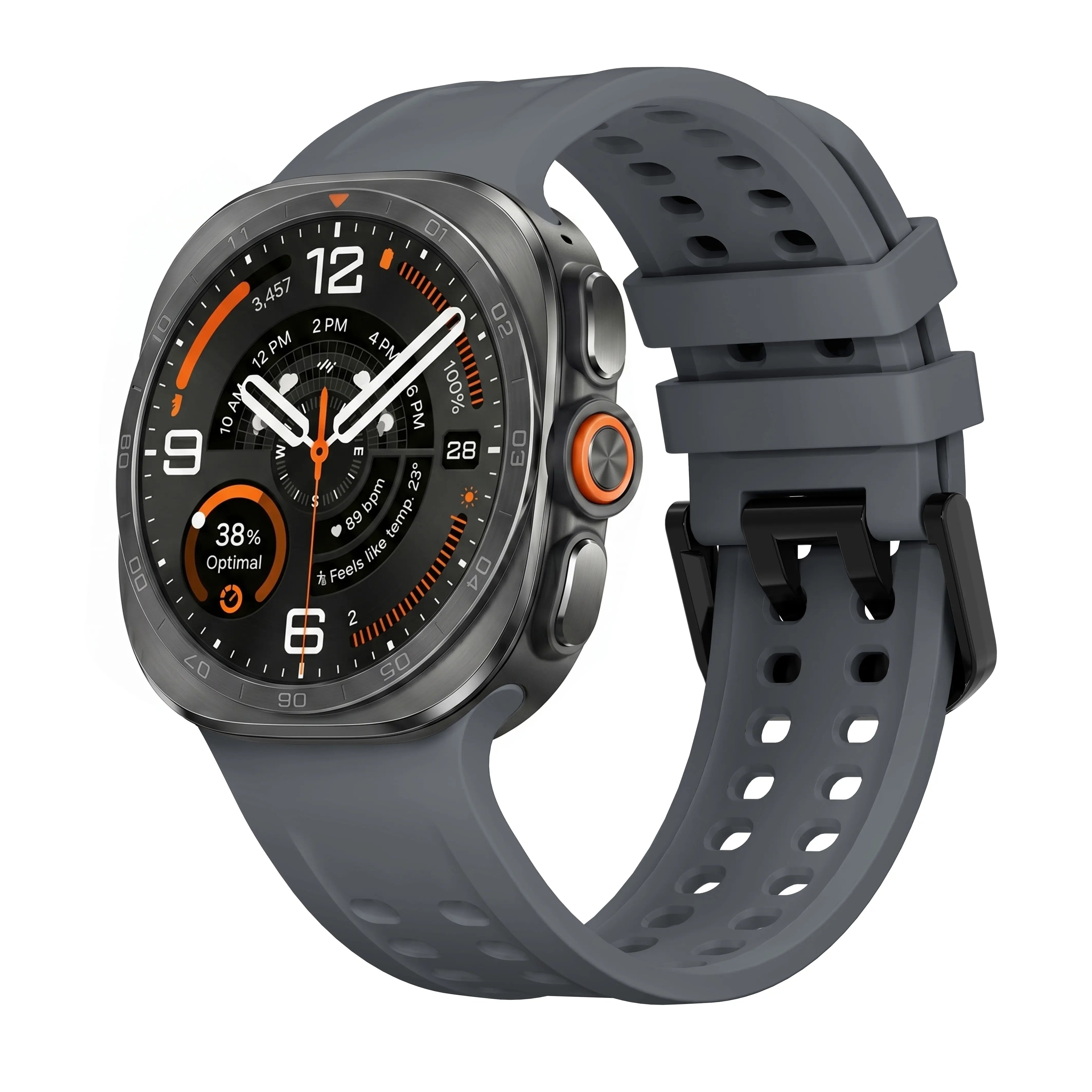 Samsung Galaxy Watch Ultra Silikonarmband (Dunkelgrau)