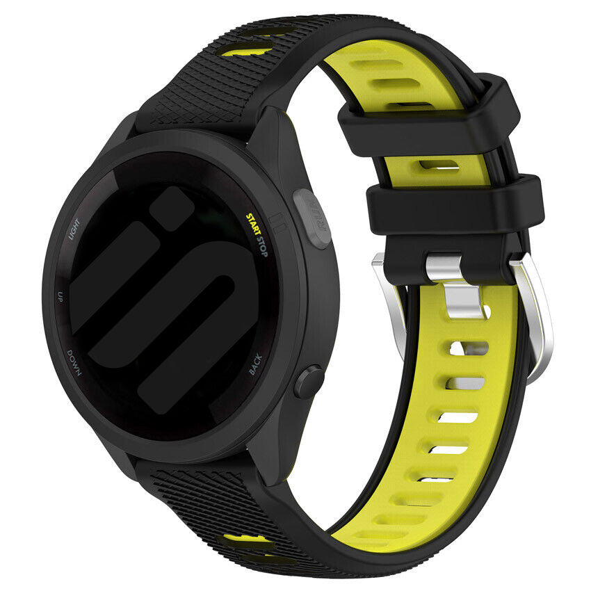 Garmin Forerunner 570 - 42mm Schnalle Sport Amrband (Schwarz/Gelb)