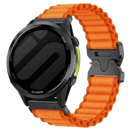Garmin Forerunner 970 Outdoor Nylon Strap (Orange)