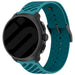 Coros Apex 46mm Gestreiftes Silikonarmband (Blau)
