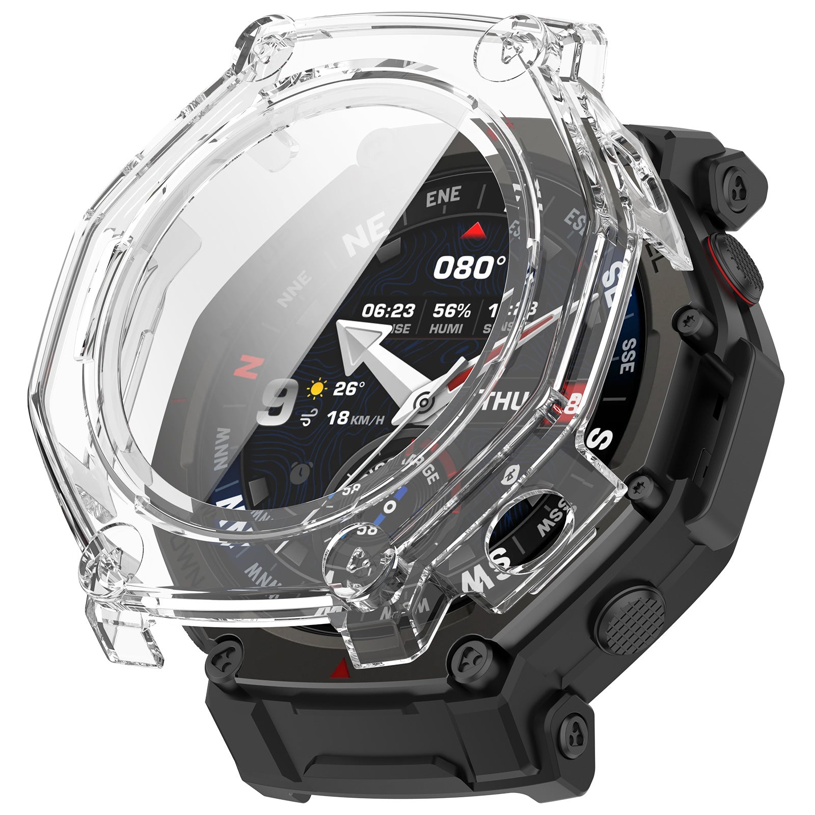 Amazfit T-Rex 3 Pro - 48mm Hard Case with Glass