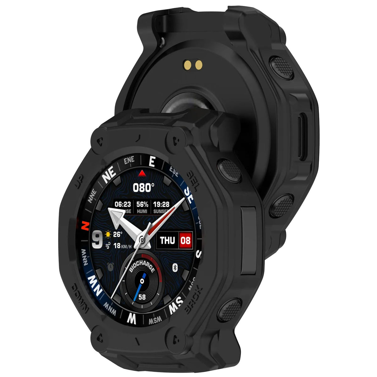 Amazfit T-Rex 3 Pro - 48mm Robuste TPU-Hülle (Schwarz)
