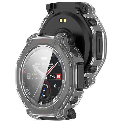 Amazfit T-Rex 3 Pro - 48mm Hard Case mit Glas (Transparent)
