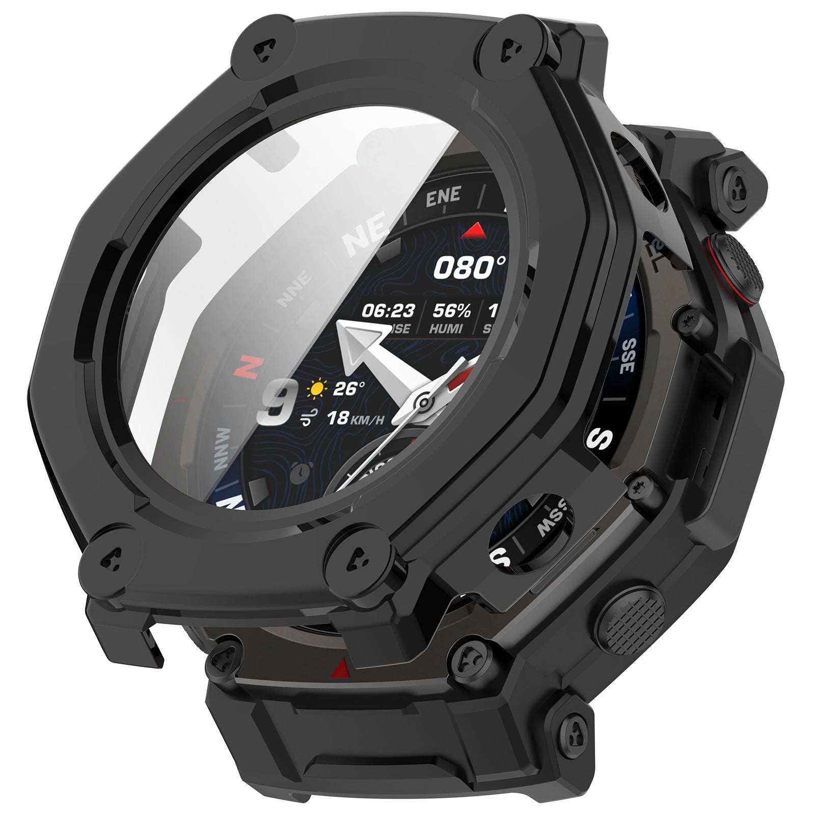 Amazfit T-Rex 3 Pro - 48mm Hard Case with Glass