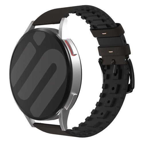 Amazfit GTR Mini Leather / Silicone Strap (Brown)