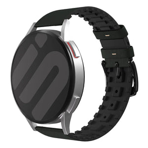 Amazfit Bip U (Pro) Leather / Silicone Strap (Green)