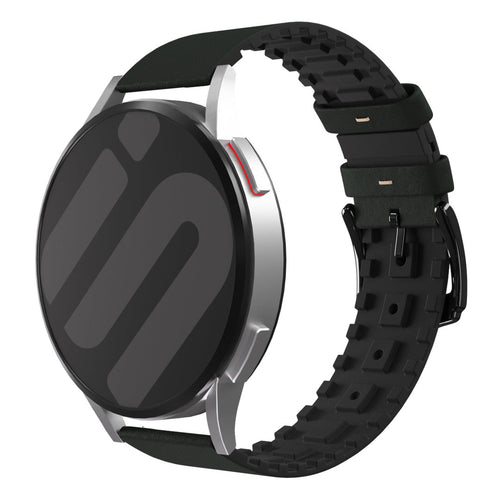 Withings Steel HR Sport Leather / Silicone Strap (Green)