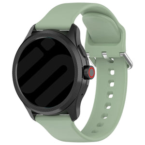 TicWatch Pro 5 Enduro Schnalle Silikonarmband (Grün)
