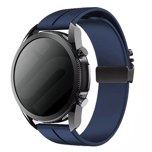 Amazfit Balance 2 Silikonarmband mit P-Schließe (Dunkel Blau)
