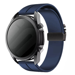 Oppo Watch X2 Silikonarmband mit P-Schnalle (Dunkelblau)
