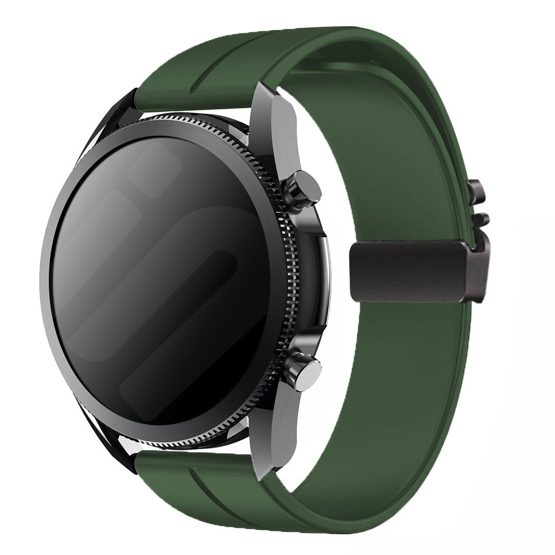 Huawei Watch GT 6 - 46mm Silikonarmband mit P-Schließe (Grün)