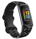 Black Floral Fitbit Charge 6 Armband