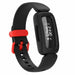 Fitbit Ace 3 Silikonarmband (Schwarz/Rot)
