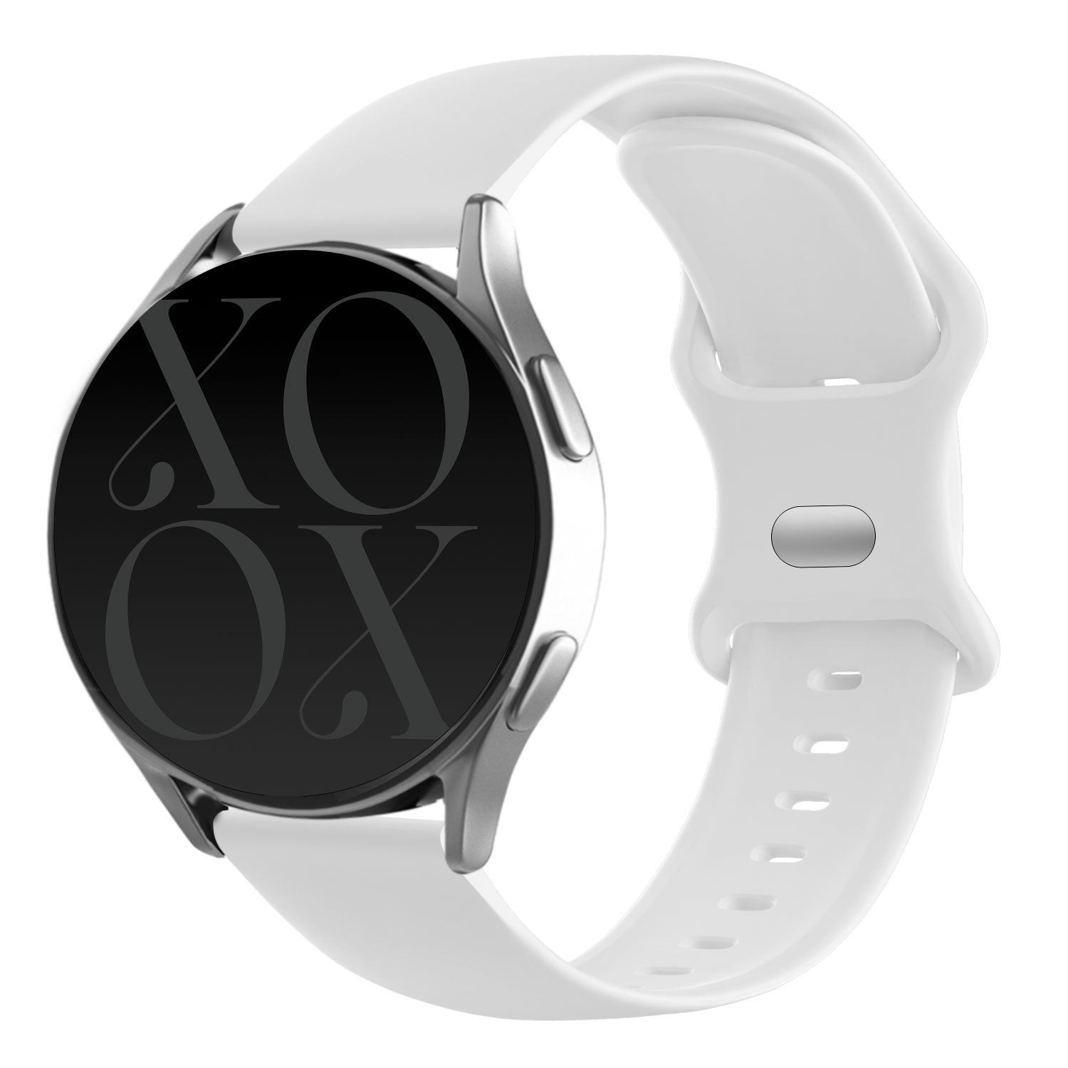 xoxo Wildhearts Samsung Galaxy Watch 5 - 40mm Silikonarmband (Weiß)