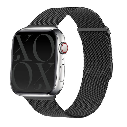 xoxo Wildhearts Apple Watch Milanese Armband (Schwarz)