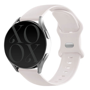xoxo Wildhearts Samsung Galaxy Watch 6 Classic - 43mm Silikonarmband (Beige)