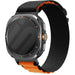 Samsung Galaxy Watch Ultra Alpine Armband (Schwarz/Orange)