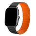 Amazfit GTS 3 Magnetisches Silikonarmband (Schwarz/Orange)