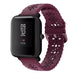 Xiaomi Amazfit Bip Silikonarmband mit Muster (Weinrot)