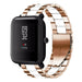 Xiaomi Amazfit Bip Stahlarmband (Roségold/Weiß)