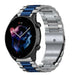 Amazfit GTR 3 (Pro) Stahlarmband (Silber/Blau)