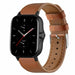 Amazfit GTS 2 Lederarmband (glattes Braun)