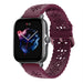 Amazfit GTS 3 Silikonarmband mit Muster (Weinrot)