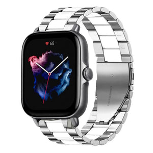 amazfit-gts-3-stalen-band-zilver-wit