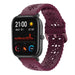 Xiaomi Amazfit GTS Silikonarmband mit Muster (Weinrot)