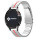 Fossil Gen 6 44mm Steel Iron Strap (Silver/Red)