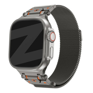 Bandz Apple Watch Robustes Milanese Loop Armband (Titan Grau)
