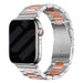 Apple Watch Gliederarmband (Silber/Roségold)