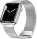 Apple Watch Milanese-Armband mit Schnalle (Silber)