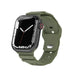 Apple Watch Silikon Armor Armband (Olivgrün)