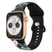 Grey Flower Apple Watch Armband
