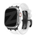 Bandz Apple Watch Ultra Silikonarmband Luxus Liquid (Weiß/Schwarz)