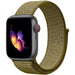 Apple Watch Nylon Loop Armband (Olivgrün)