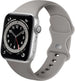 Apple Watch Klassisches Silikonarmband (Grau)