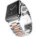 Apple Watch Ultra Stahlarmband (Silber/Roségold)