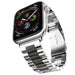 Apple Watch Ultra Stahlarmband (Silber/Schwarz)
