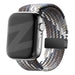 Bandz Apple Watch Ultra Geflochtenes Armband mit P-Schnalle (Mandala Schwarz)