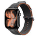 Apple Watch Silikon Active Armband (Hellgrau/Orange)