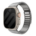 Apple Watch Premium Magnetic Steel Strap (Titanium Grey)