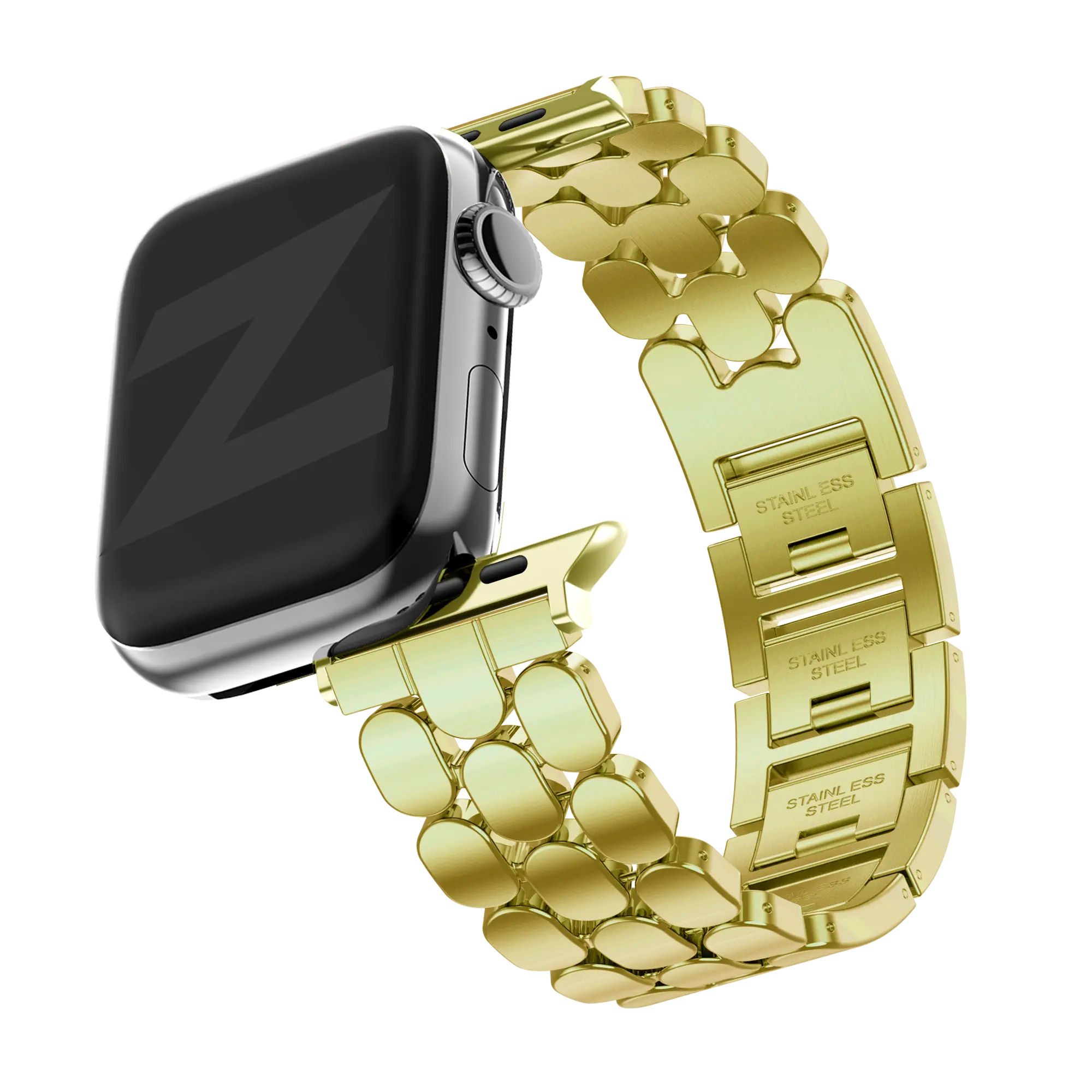 Bandz Apple Watch Stahlarmband 'Oval' (Gold)