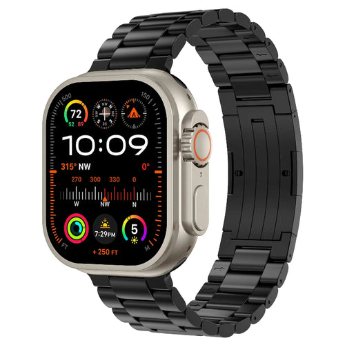 apple watch refined steel band black