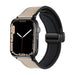 Apple Watch D-Schnalle Lederarmband (Hell Beige)