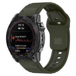 Garmin Instinct 3 - 45mm Outdoor Silikonarmband (Armeegrün)