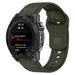 Garmin Fenix 8 Pro - 51mm Outdoor Silikonarmband (Armee Grün)